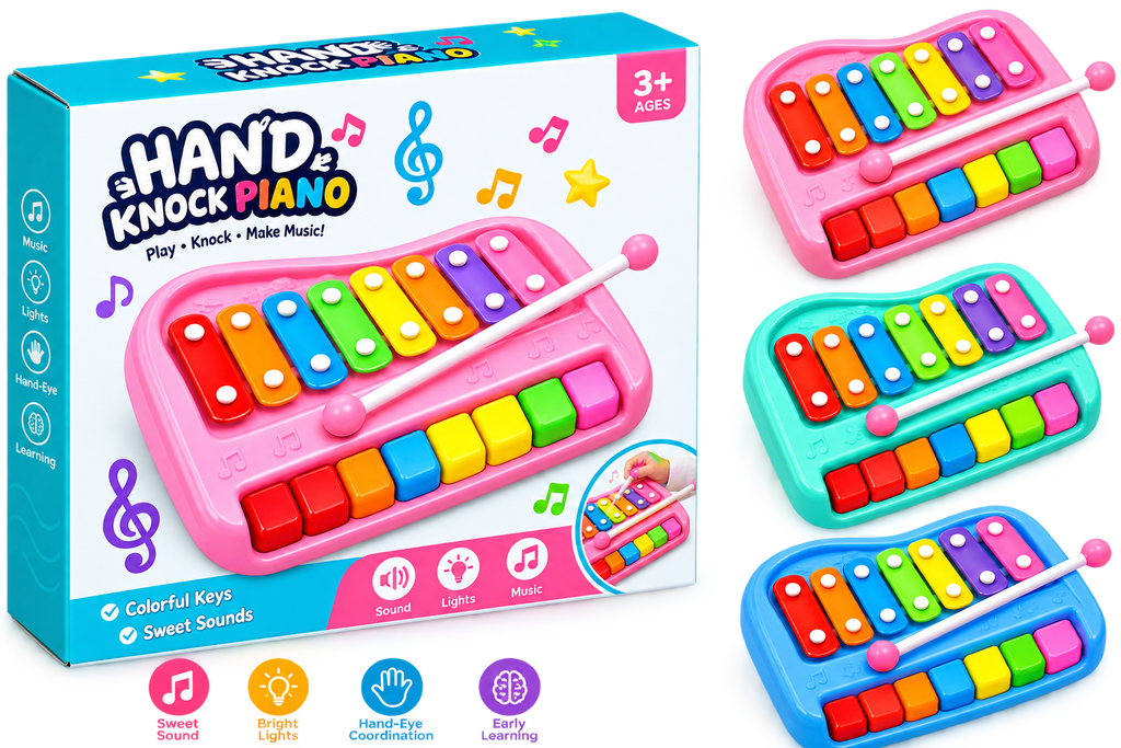 Kids Hand-Knock Xylophone & Piano