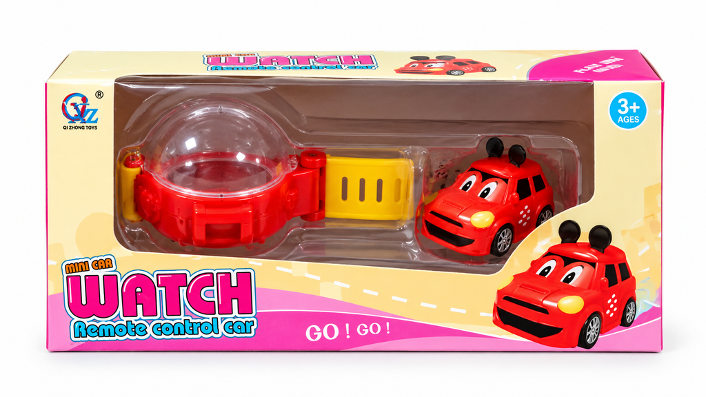 Mini Car Watch – Remote Control Car | 2-in-1 Wrist Watch Racing Toy for Kids