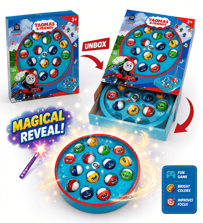 Interactive Colorful Ball Racing Game for Kids