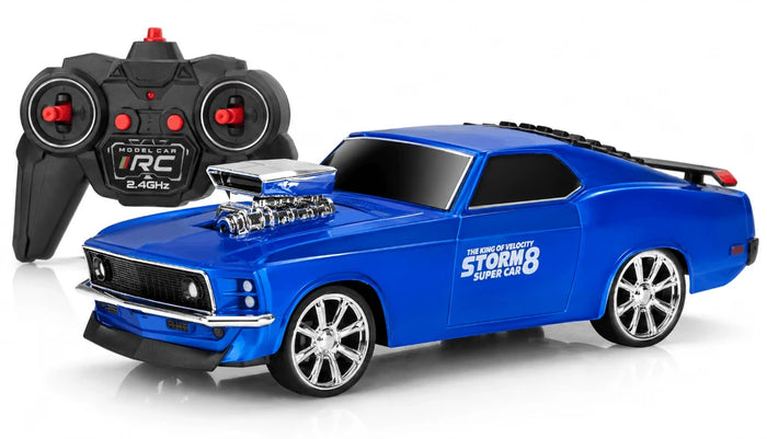 Yong Xing Toys Stunt Off-Road RC Car – 2.4 GHz Drift Lateral Dancing Remote Control Car with Spray and Stunt Wheel Drive (3+ Years)