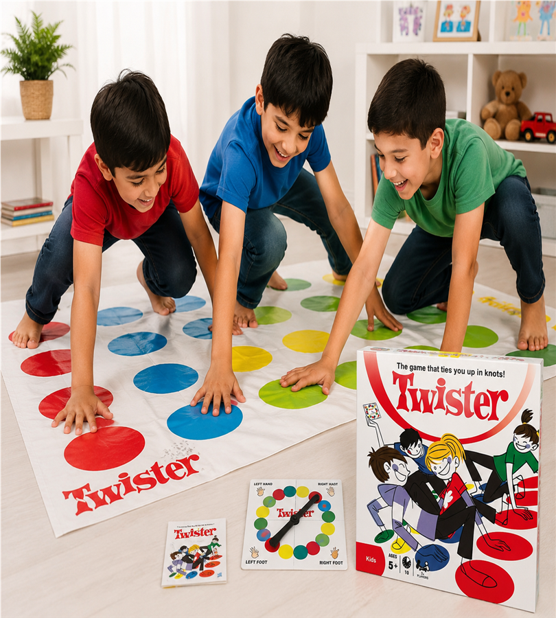 Twister Classic Family Board Game - The Game That Ties You Up in Knots