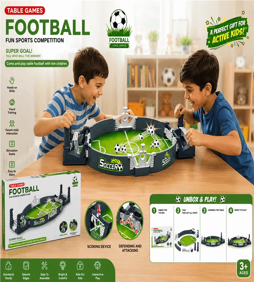 Table Games Football – Fun Sports Competition Interactive Tabletop Soccer Board Game for Kids