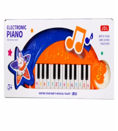 JDL Electronic Piano – Kids Musical Keyboard Toy with 3 Musical Modes, Numbered Keys, and Creative Star Design (3+ Years)