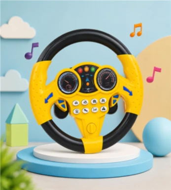 Steering Wheel Multifunctional - Interactive Driving Toy with Lights and Sound