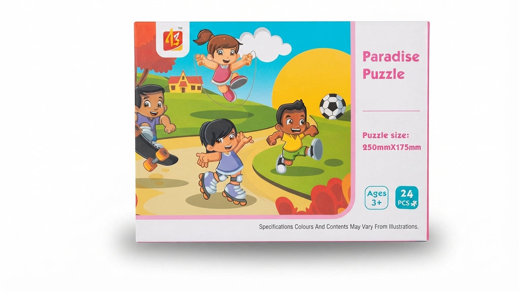 Paradise Puzzle for Kids — 24 Pieces Educational Outdoor Sports Learning Toy for Ages 3+ | Creative Kids Hub.pk