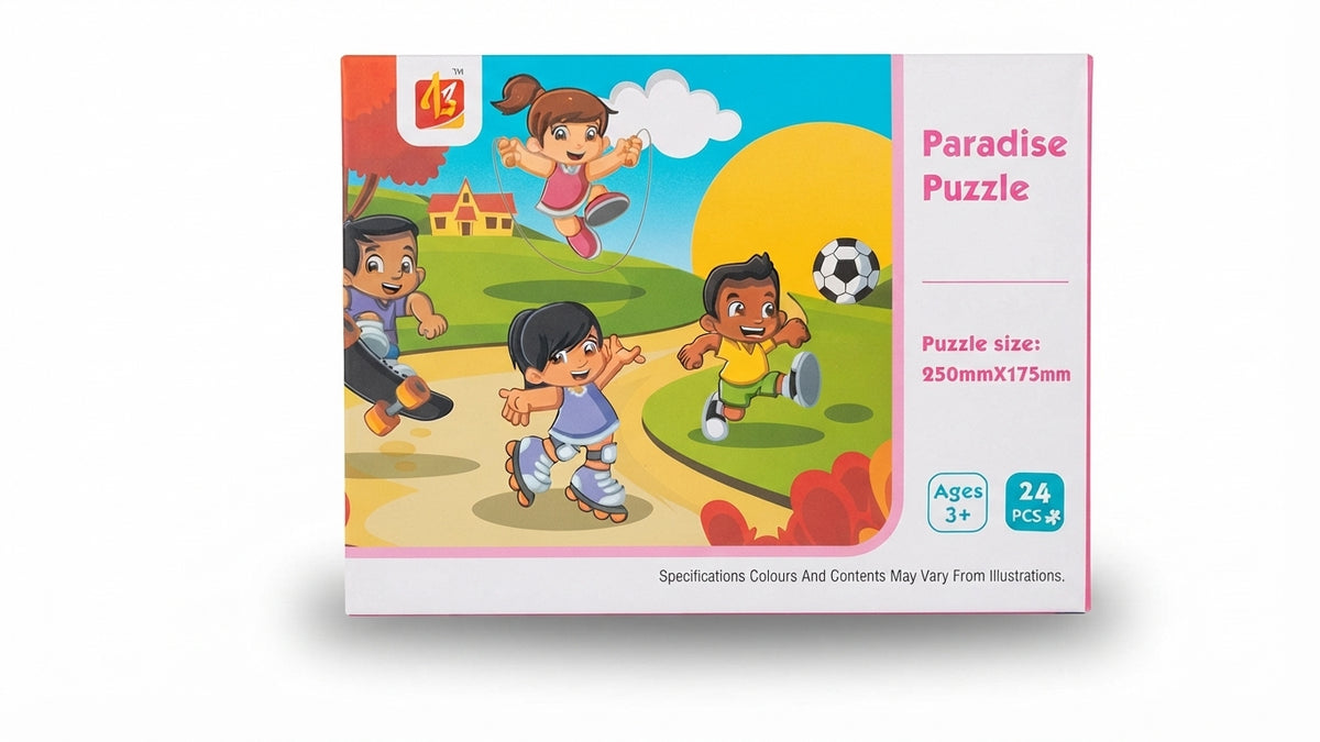 Paradise Puzzle for Kids — 24 Pieces Educational Outdoor Sports Learning Toy for Ages 3+ | Creative Kids Hub.pk