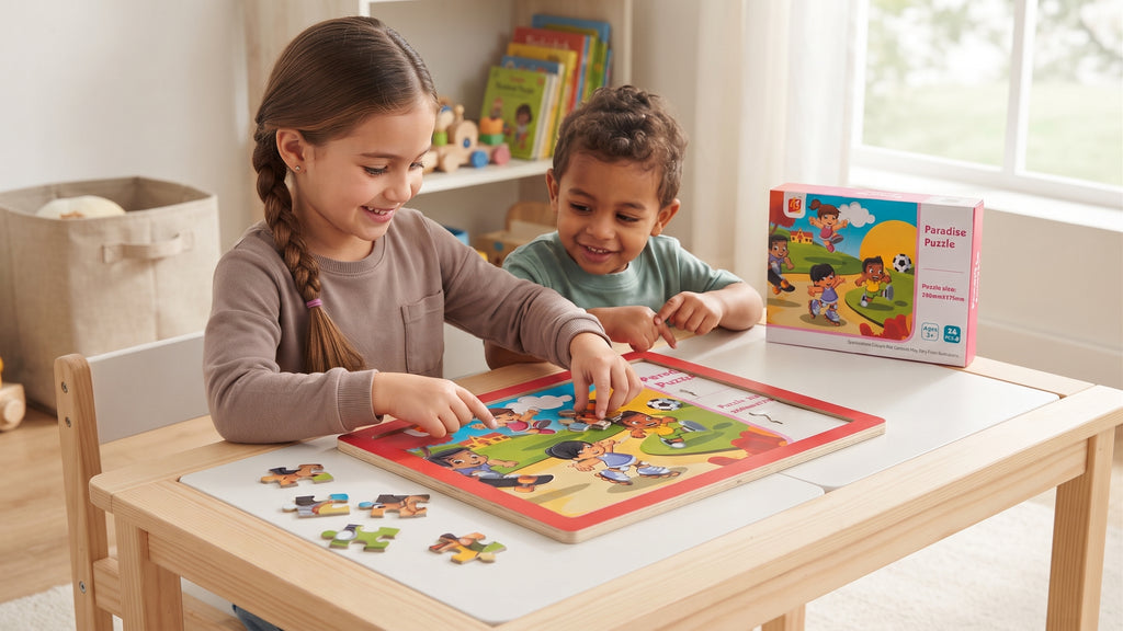 Paradise Puzzle for Kids — 24 Pieces Educational Outdoor Sports Learning Toy for Ages 3+ | Creative Kids Hub.pk