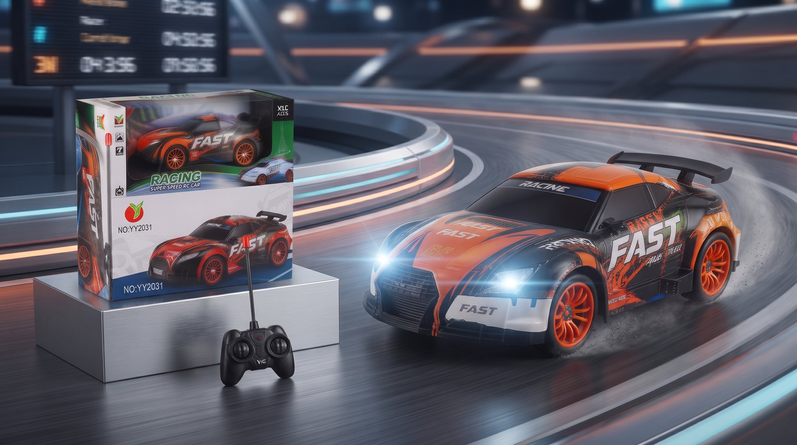 1:20 Scale Remote Control Racing Car | YY2031 Rechargeable Super Speed RC Sports Car