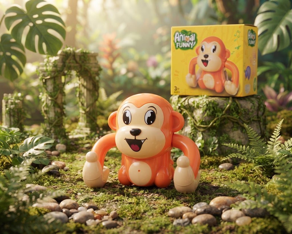 Animal Funny Monkey Toy for Kids – Cute Cartoon Animal Play Toy