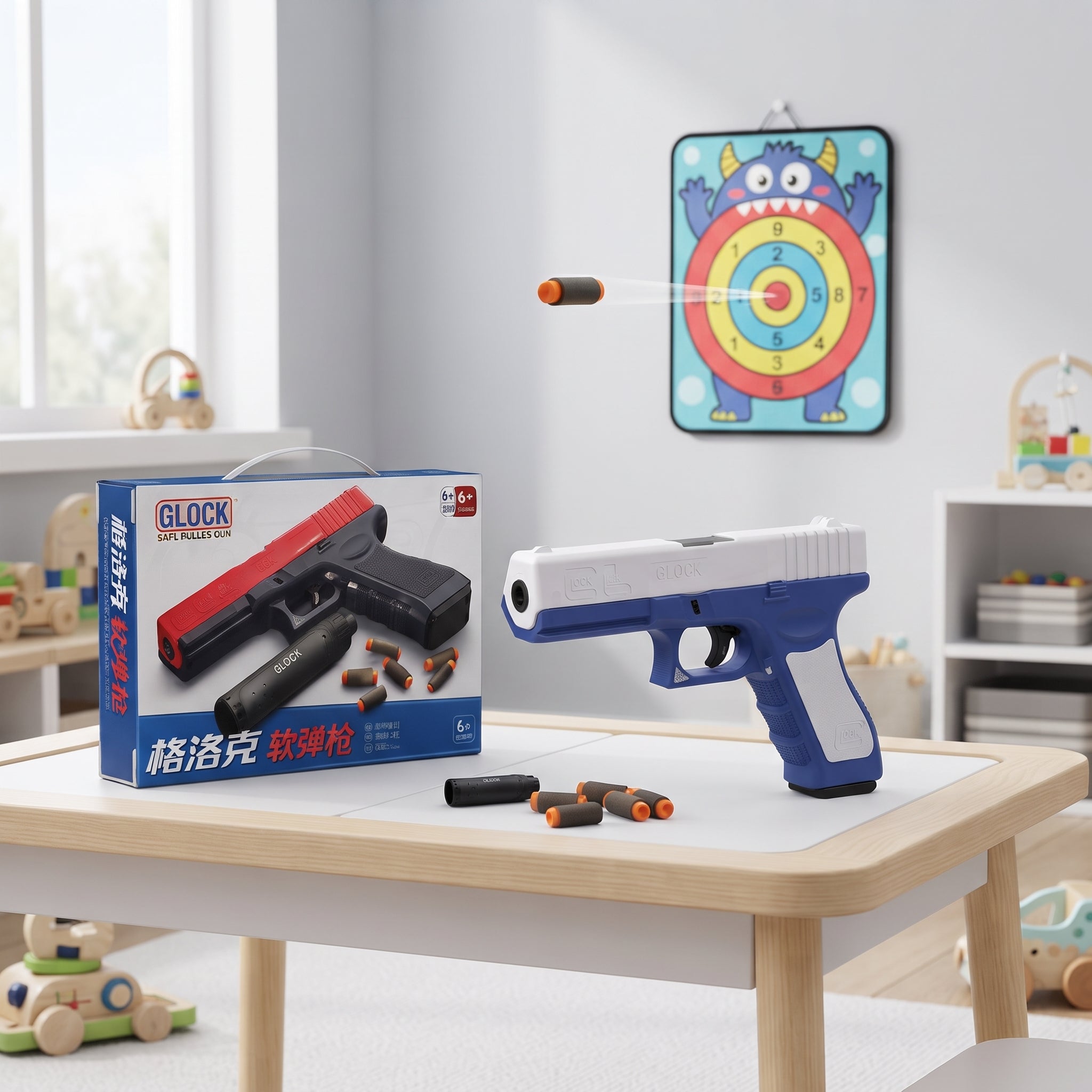 G22-1 Soft Bullet Toy Blaster Set | Foam Bullet Target Game Toy for Kids 6+