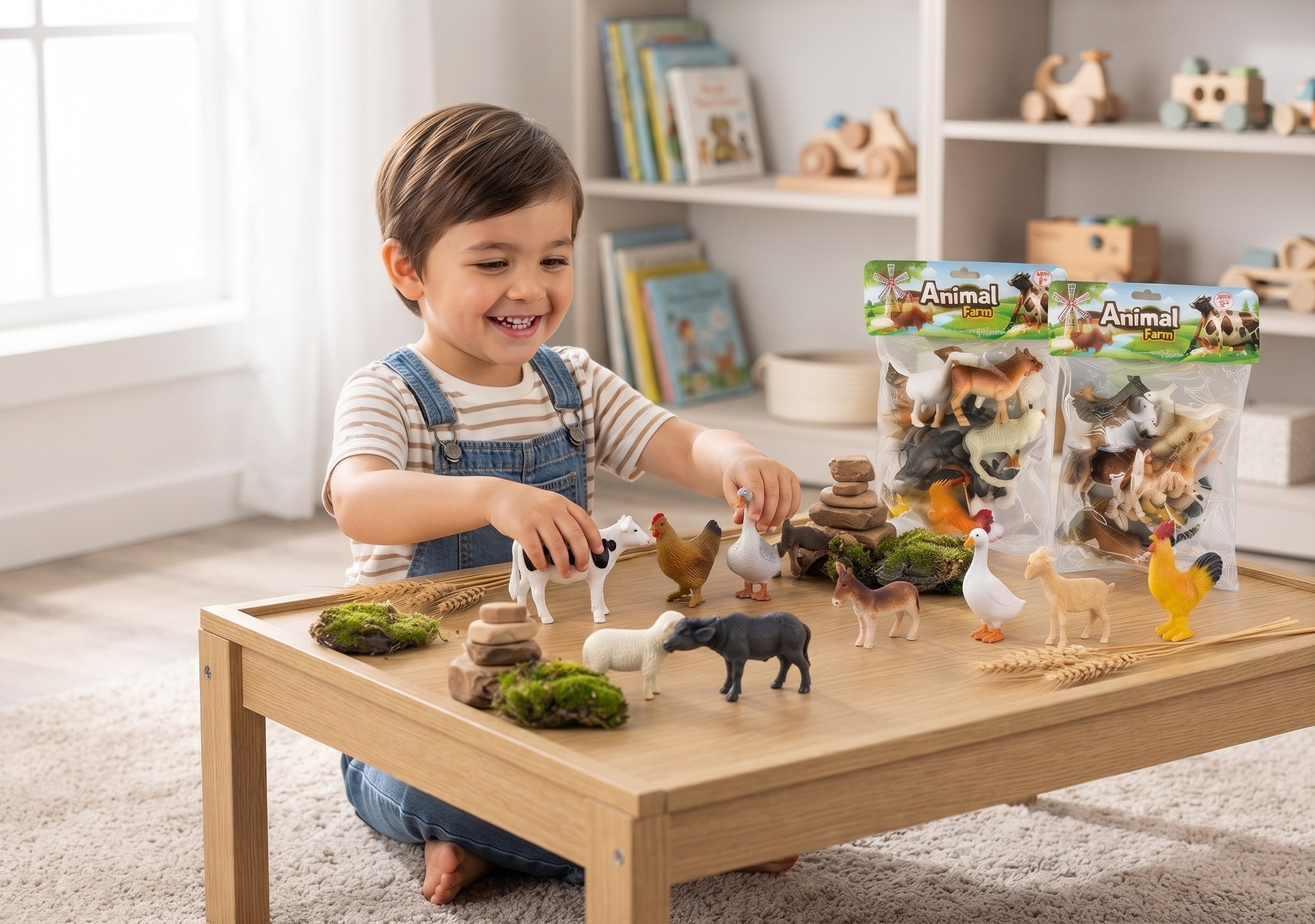 Animal Figures Toy Set – Colorful Mini Animal Collection for Kids