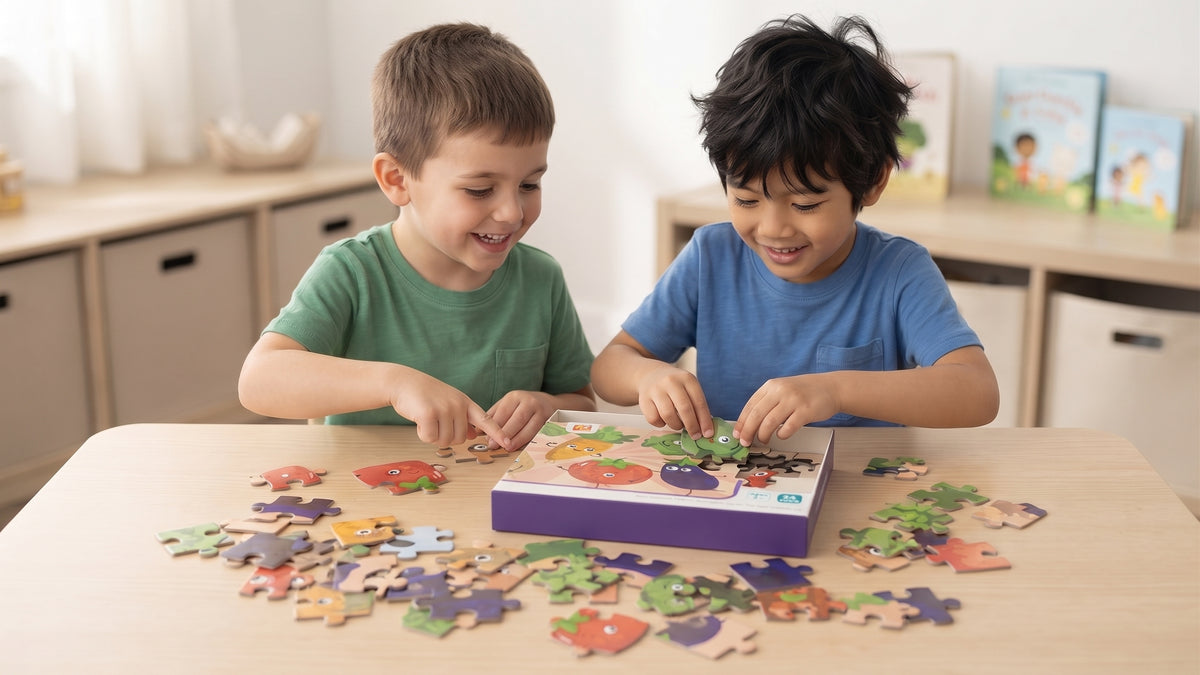 Vegetable Puzzle for Kids — 24 Pieces Educational Learning & Problem-Solving Toy for Ages 3+ | Creative Kids Hub.pk