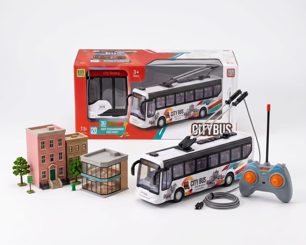 Remote Control City Bus Toy – Realistic RC Bus Vehicle for Kids