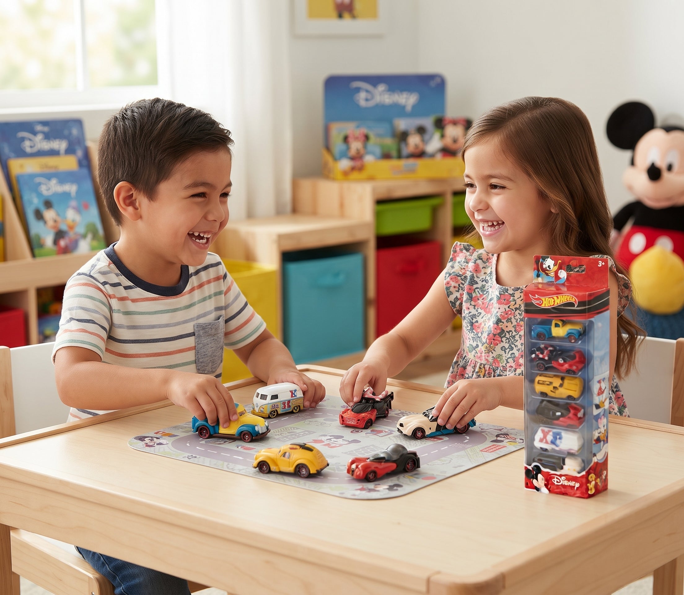 ot Wheels Mickey Mouse & Friends Character Die-Cast Toy Vehicle Set (5-Pack Collector Edition)