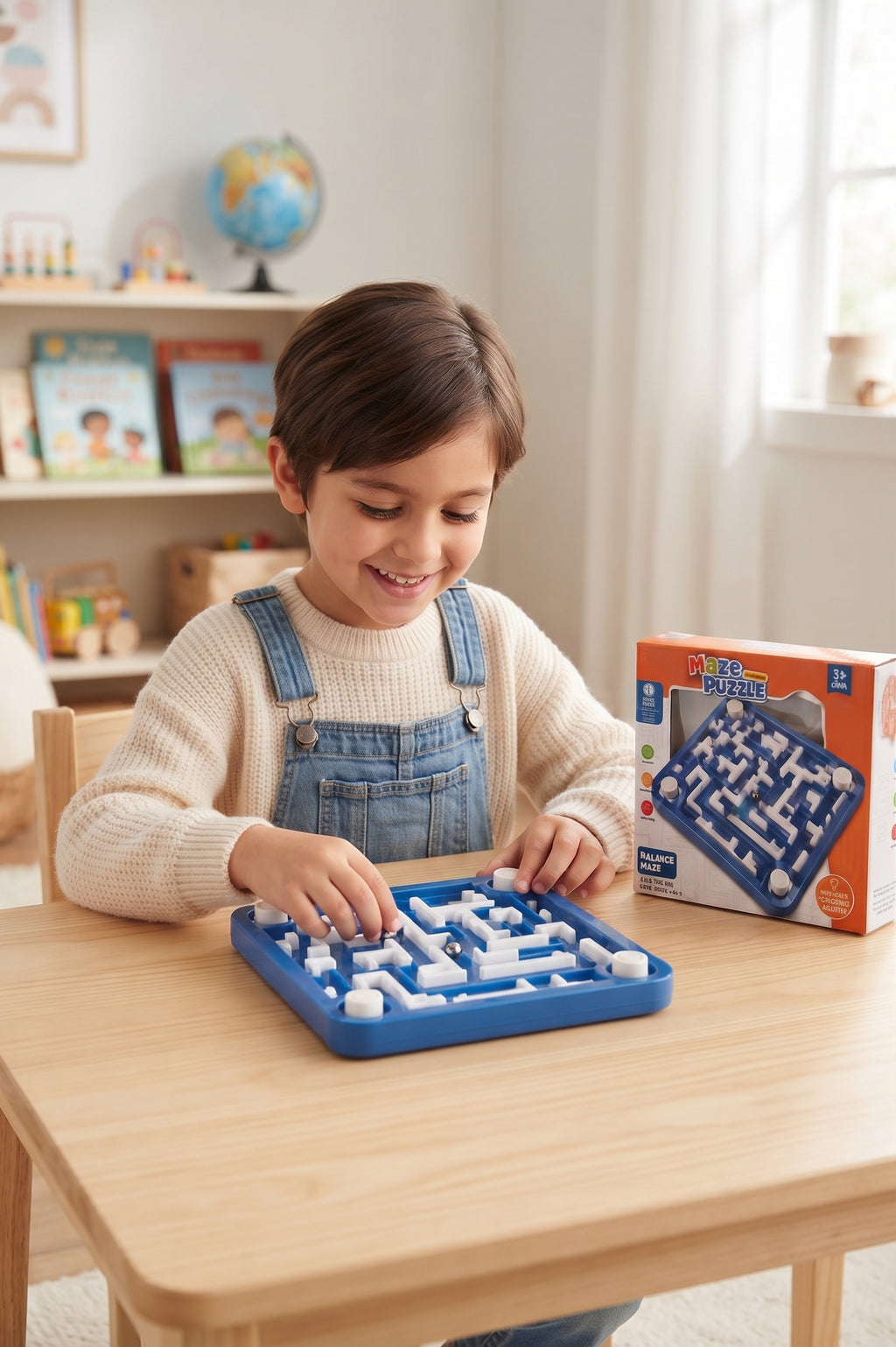 Maze Puzzle Balance Game for Kids – Brain Training Labyrinth Board Game