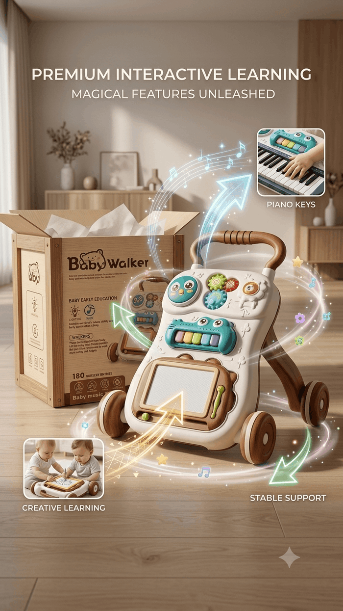 Baby Music Walker 3-in-1 Musical Activity