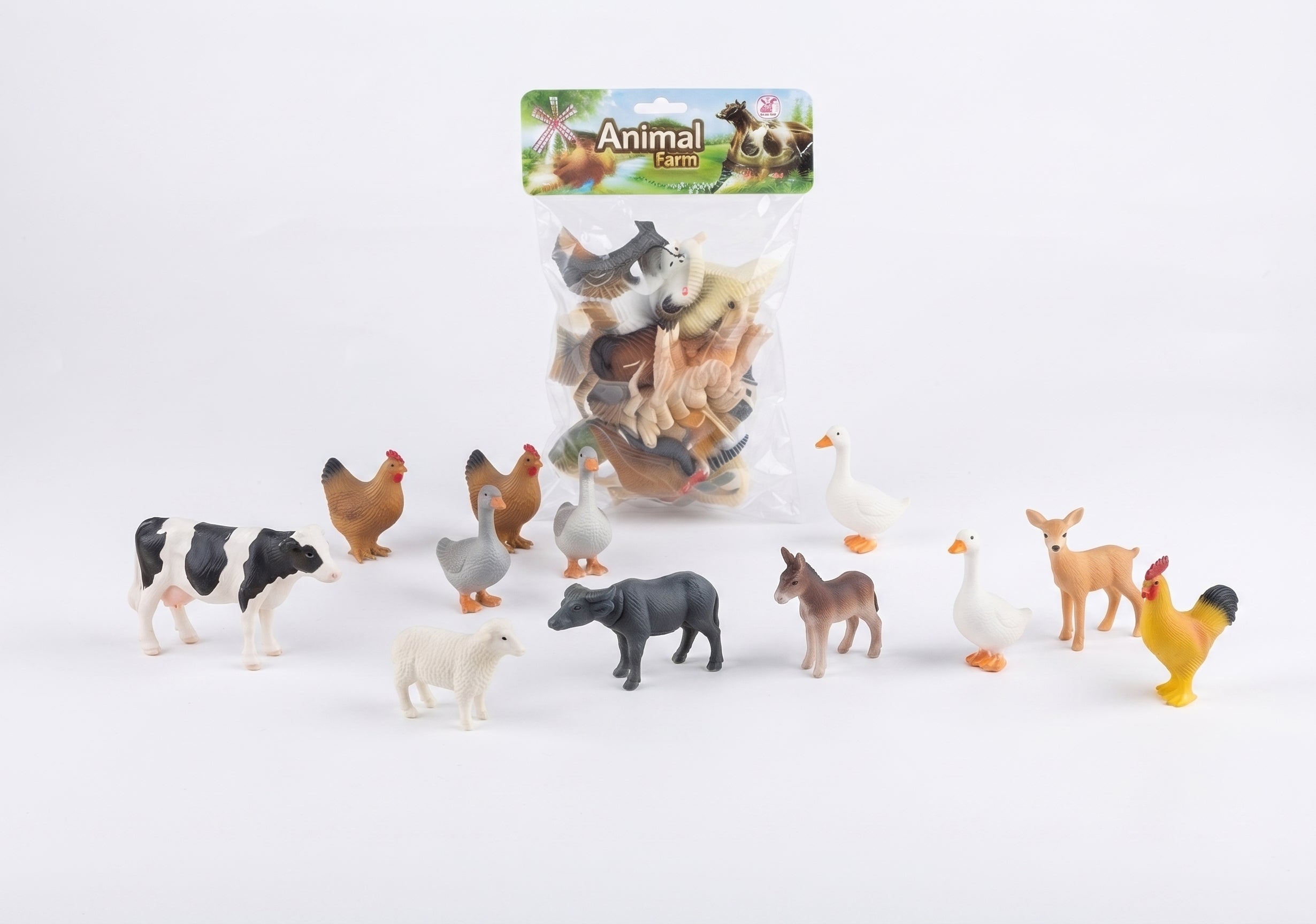 Animal Figures Toy Set – Colorful Mini Animal Collection for Kids