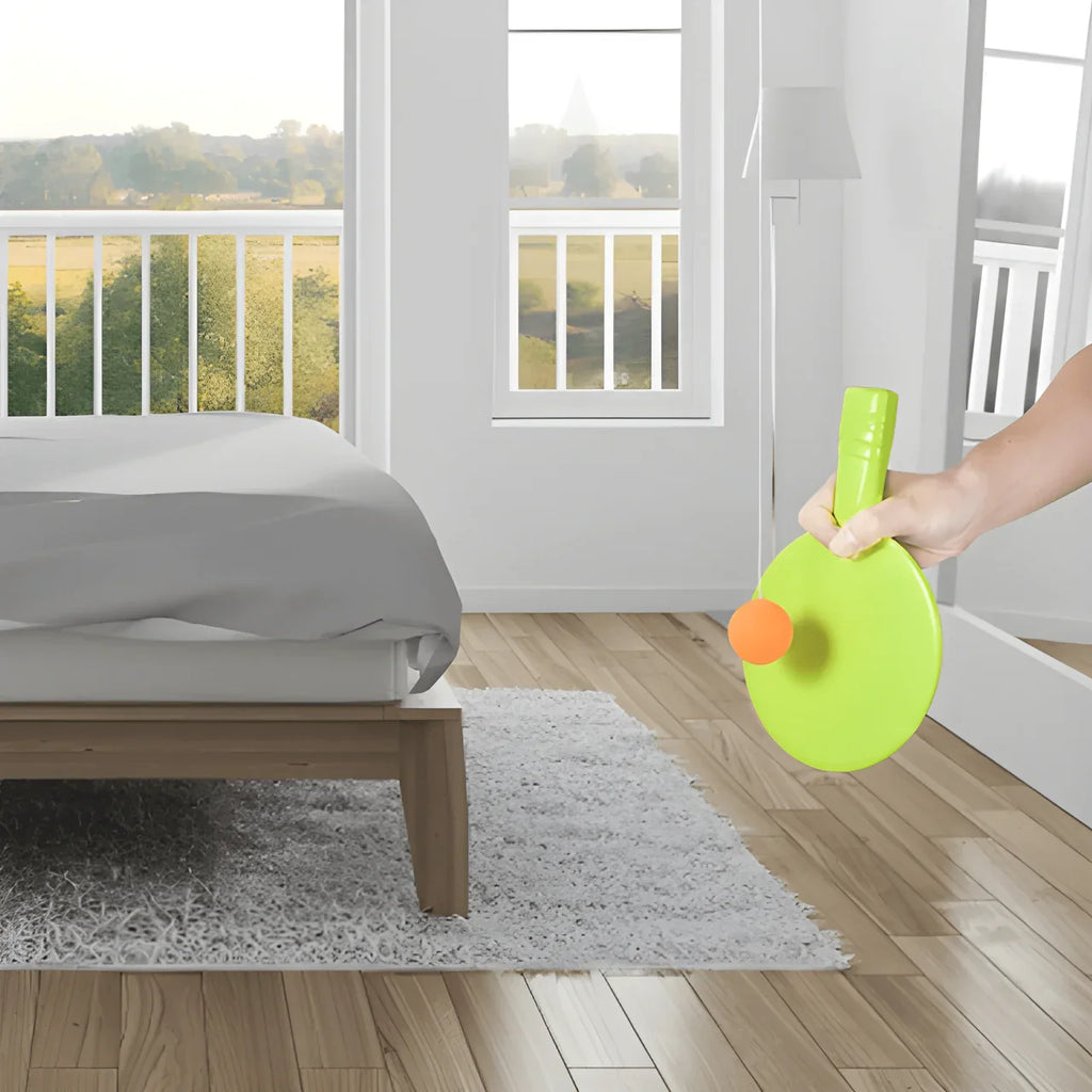 Lion Table Tennis Trainer - Hanging Indoor Ping Pong Practice Set for Kids