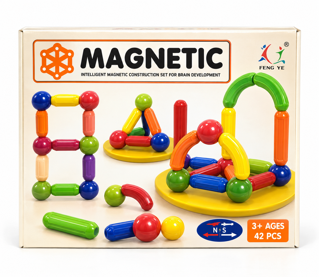 Magnetic Construction Set – 25 PCS Educational Building Toy for Kids