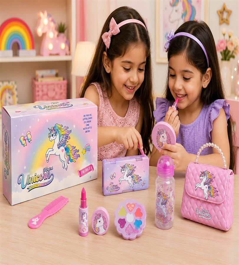 Magical Unicorn Gift Set for Girls - All-in-One Unicorn Toy and Accessory Box