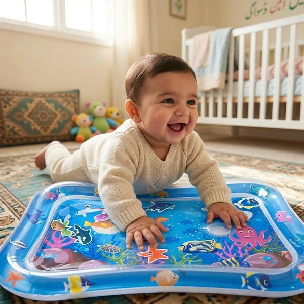 🧸 Baby Water Play Mat – Inflatable Tummy Time Mat