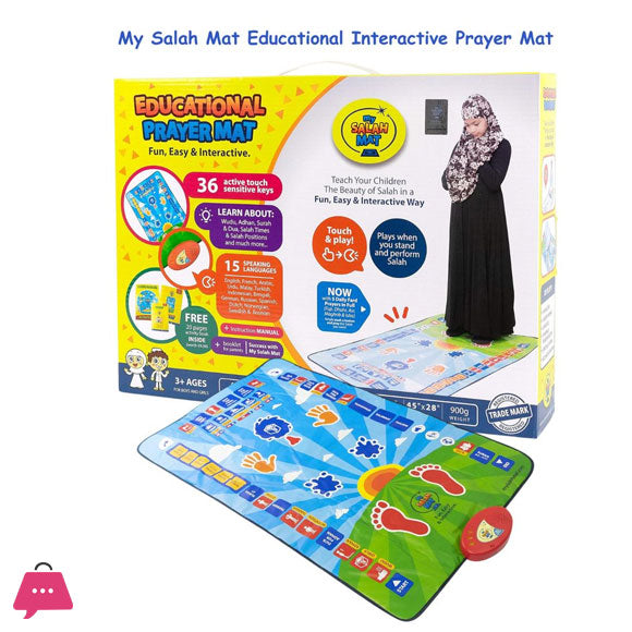 Salah Mat Educational Smart Digital Prayer Mat - Janamaz