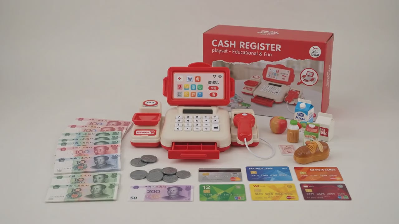 Toy Cash Register Playset