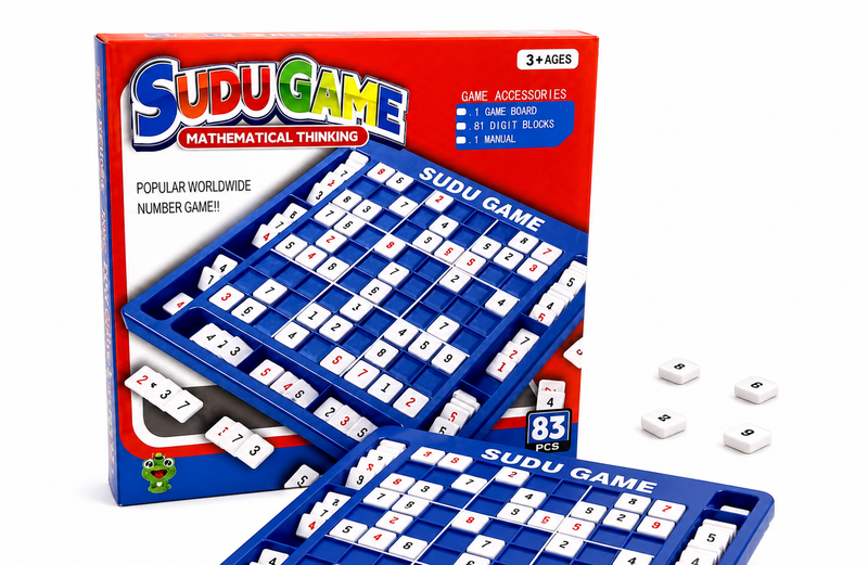 SUDU Game 83 Pcs – Educational Mathematical Thinking & Number Puzzle Game for Kids 3+