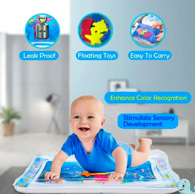 🧸 Baby Water Play Mat – Inflatable Tummy Time Mat