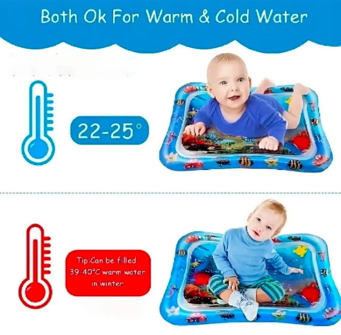 🧸 Baby Water Play Mat – Inflatable Tummy Time Mat